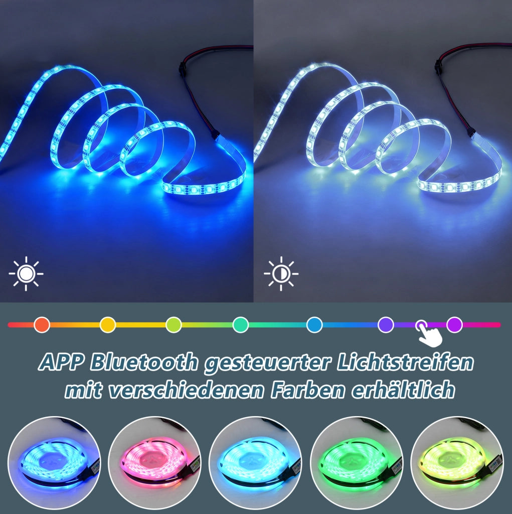 Vetrina contenitore bianca con LED, vetro e 9 vani, 120 x 40 x 200 cm