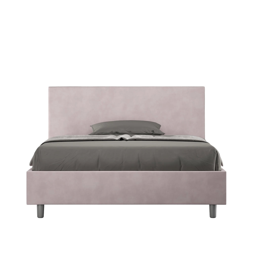 Letto Matrimoniale Extra Large 190x200 cm con Rete Adele Glicine