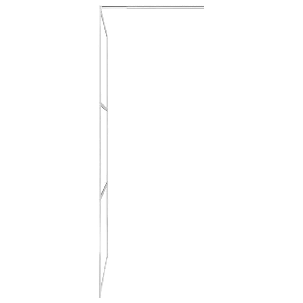 Box doccia walk-in box doccia parete divisoria per doccia bagno interni casa vetro ESG 90x195 cm 5 mm satinato 02_0002123