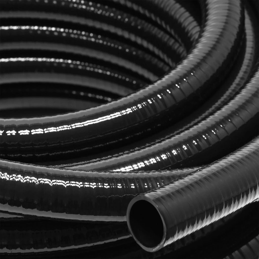 Tubo flessibile per laghetti in PVC da 25 m diametro 40 mm 610 g/m nero per pompe per laghetti 16_0001605