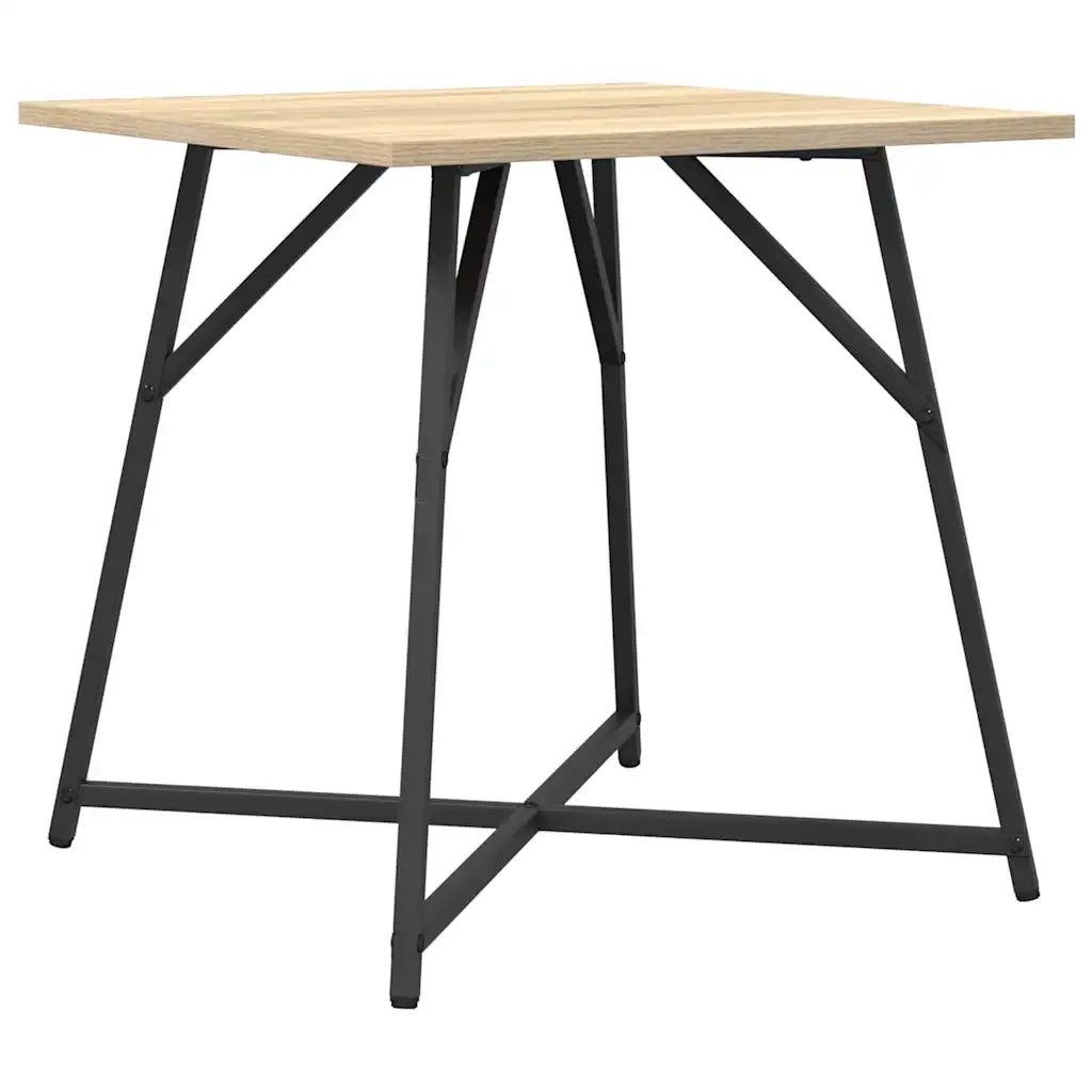 Set tavolini 2 pz | Tavolo laterale Rovere Sonoma e Nero