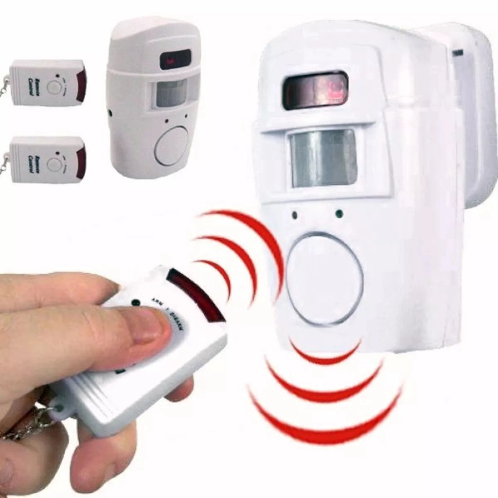 KIT SISTEMA DI ALLARME ANTIFURTO CON SENSORE SIRENA 2 TELECOMADI WIRELESS