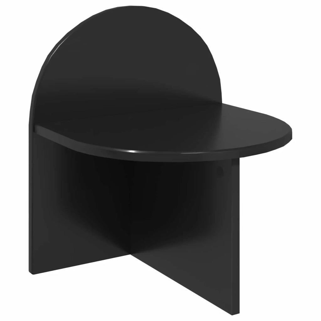 Comodino 2 pz Rovere Nero 40 x 35,5 x 45,5 cm 8001134
