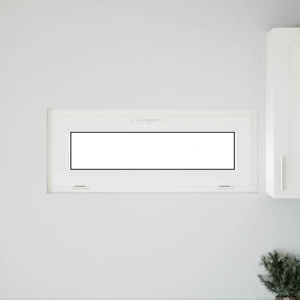 Finestra per Soffitta RISOR 110 x 40 cm PVC e Vetro Bianco 42047225