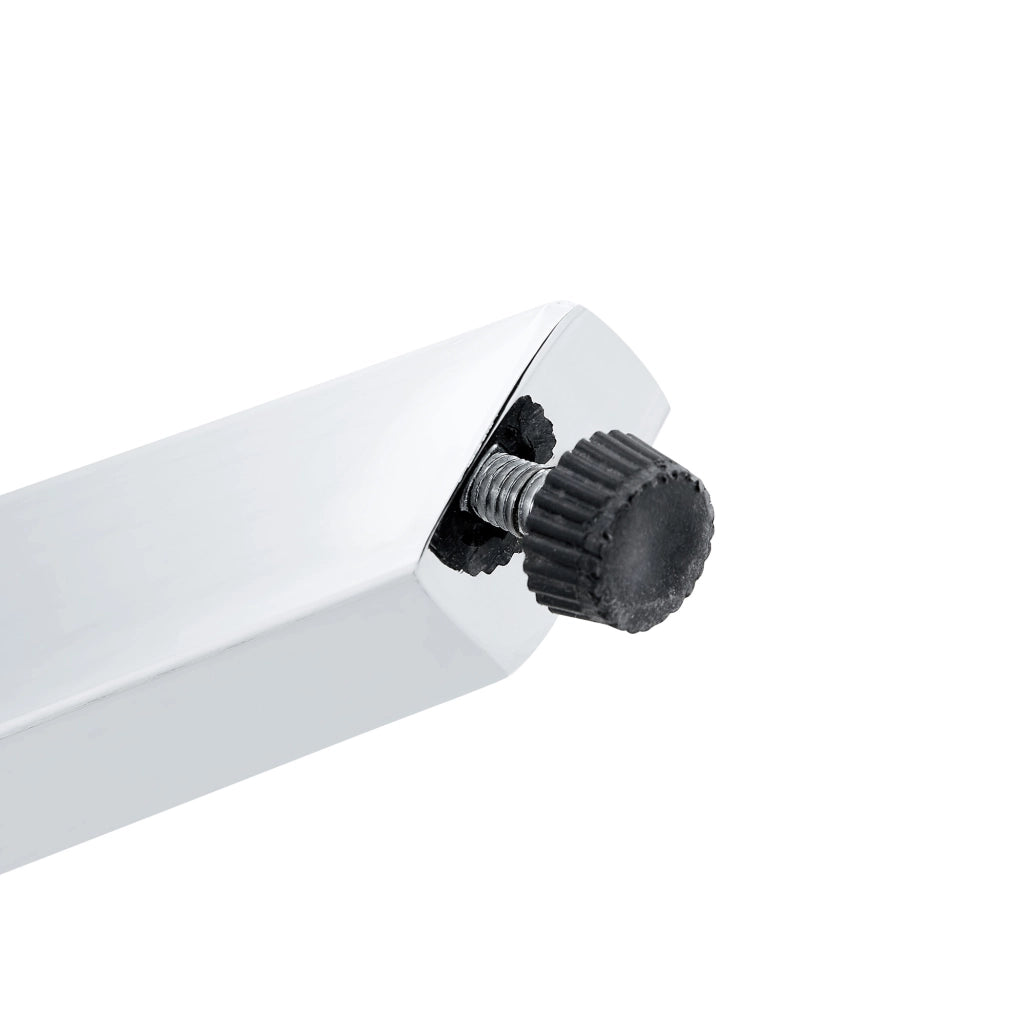 Sedia girevole 360° con schienale confortevole e base in metallo - grigio chiaro
