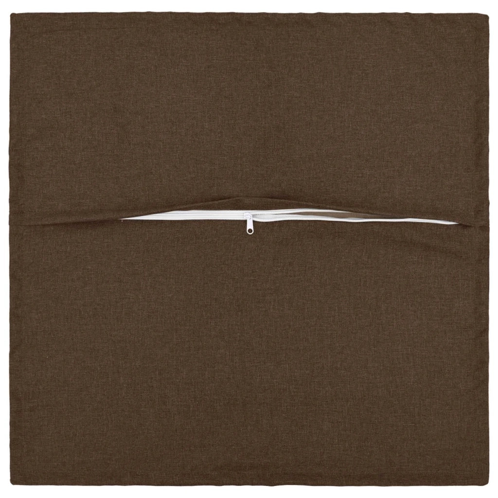 Federa 2 pcs HOUTEN Marrone 65 x 65 cm Lino 920951