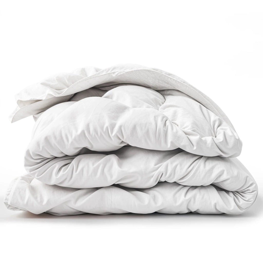 Piumino Estivo 200 x 220 cm da 150 gr | Morbida Imbottitura in Ovatta Soft | Piumone Trapuntato in Microfibra Anallergica Bianca | Piumino Letto Una Piazza e Mezza