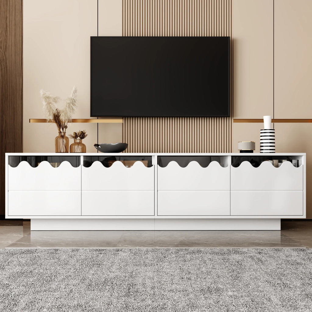 Mobile porta TV bianco 170 cm con 4 ante