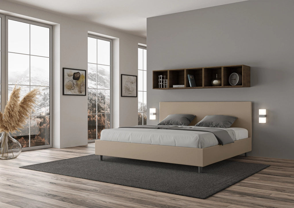 Letto Matrimoniale 160x210 cm con Rete Adele Tortora