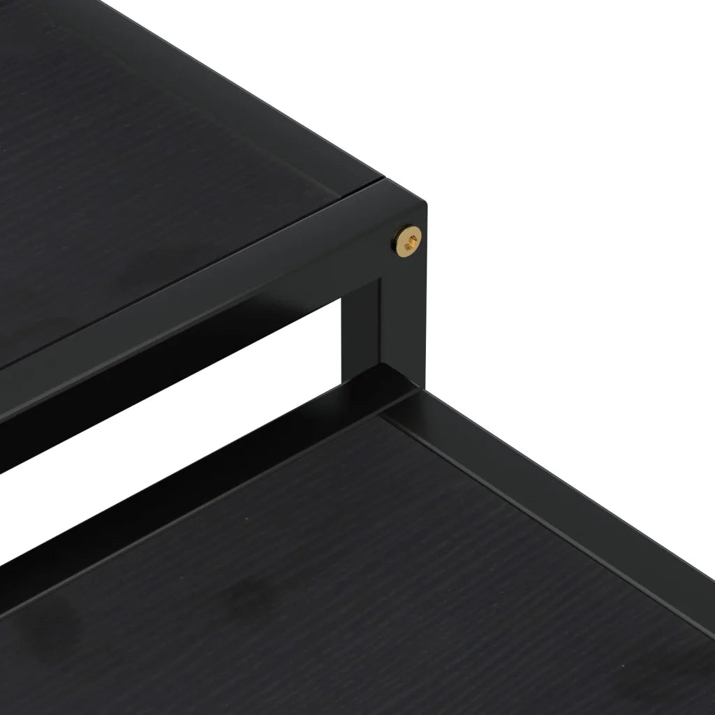 Tavolini 2 pz | Tavolo laterale in MDF Neri