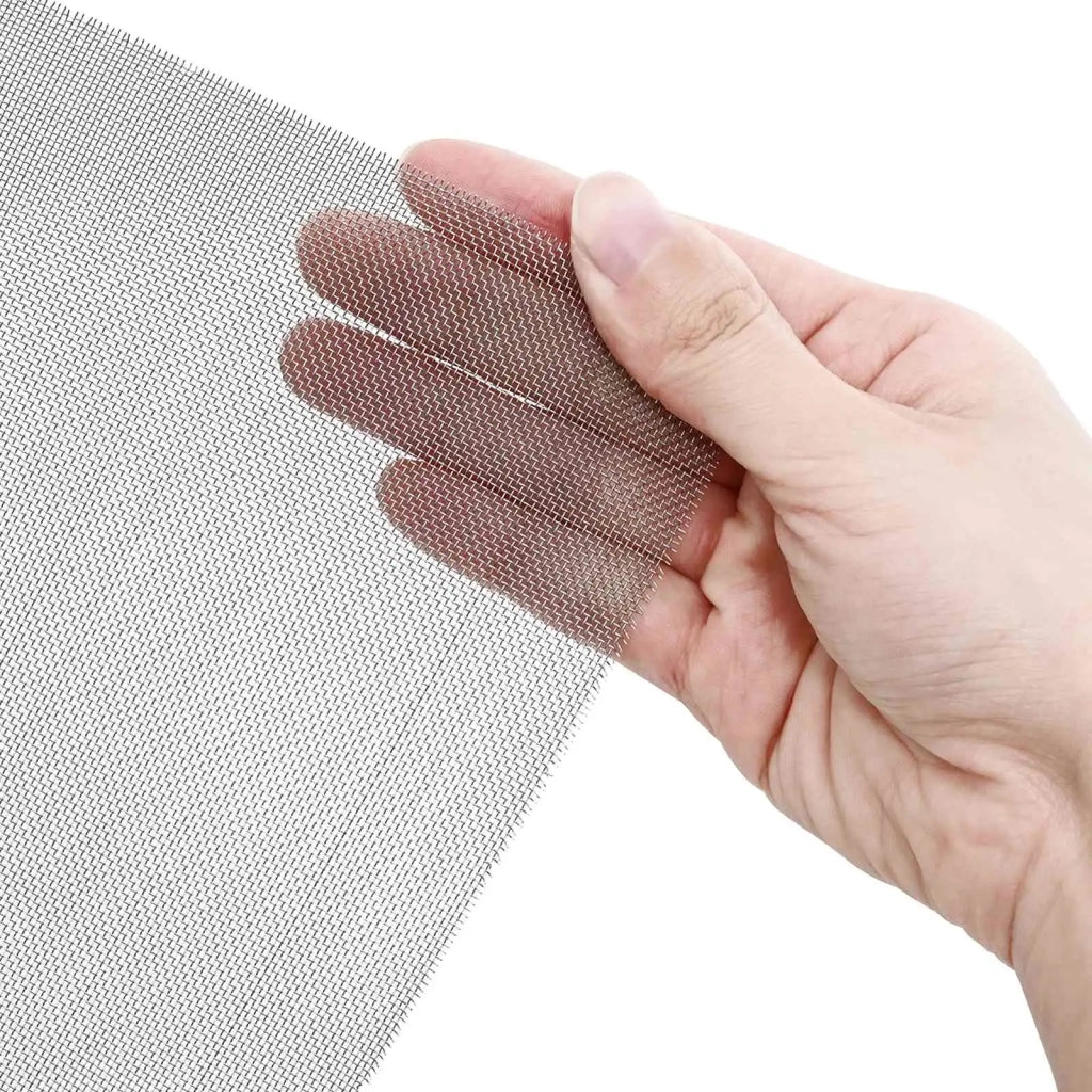 Rete per schermatura 120 x 2000 cm 30 Mesh Argento 42039562