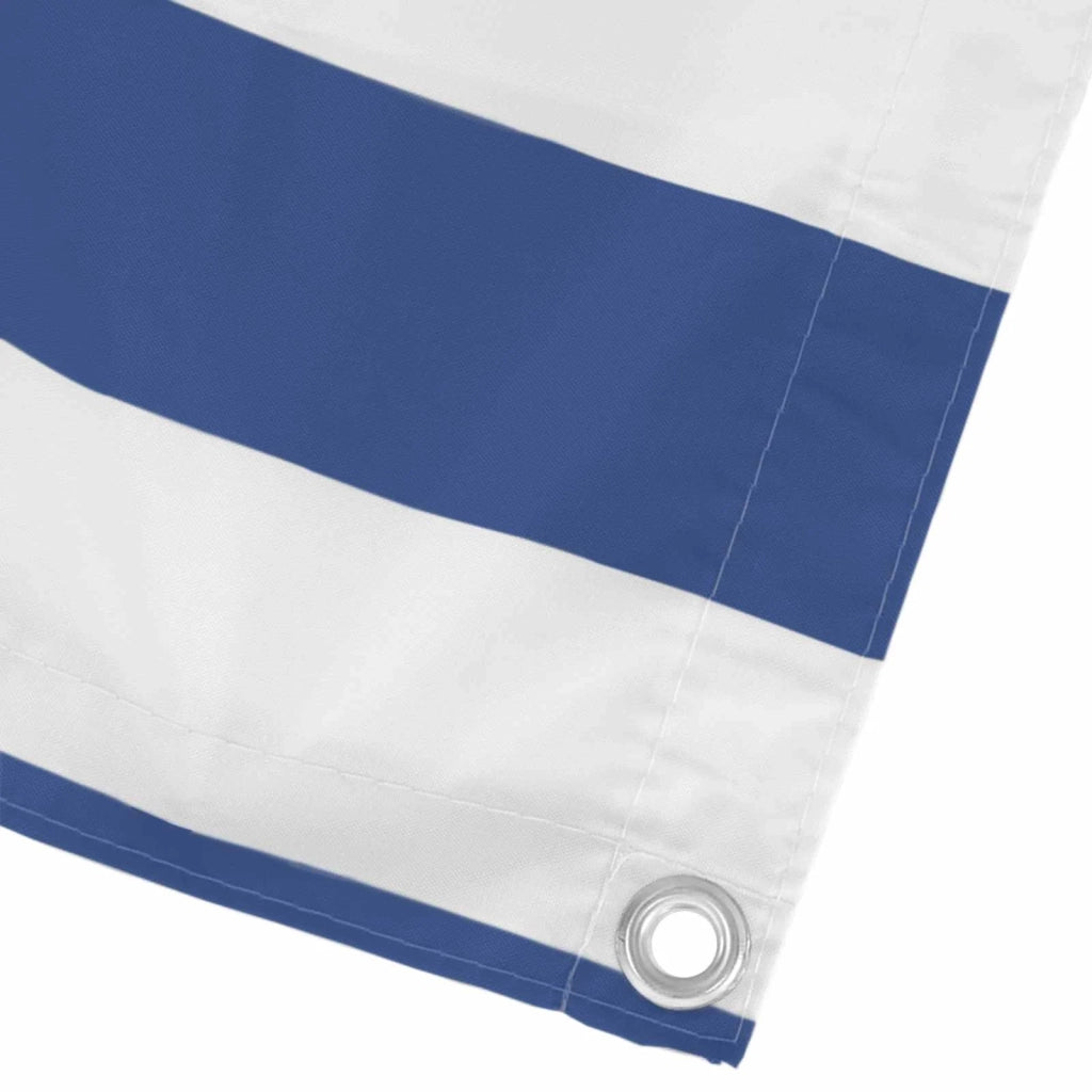 Schermo da balcone | Paravento da Balcone Blu e Bianco 100 x 500 cm