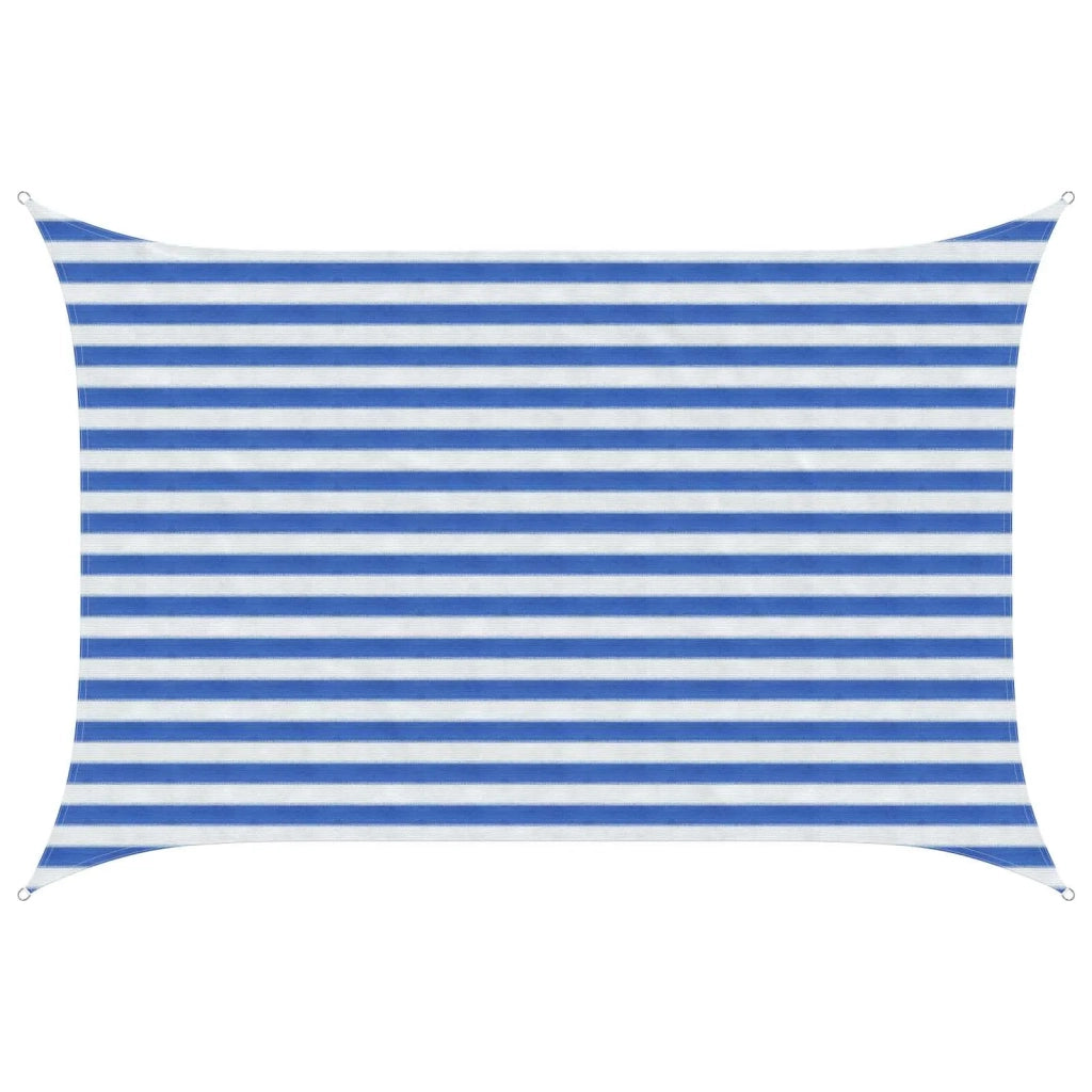 Telo Ombra Blu e Bianco 2 x 3 m HDPE 42032876