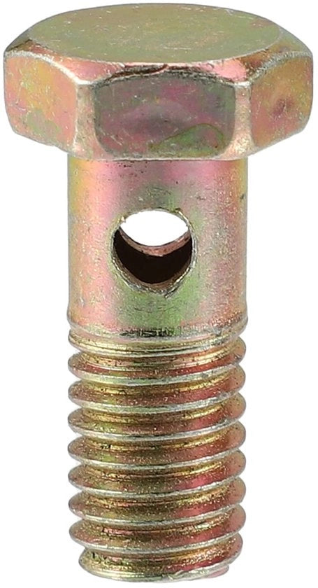 Adattatore di Fissaggio per Banjo a 8 mm x 1,25 mm in Acciaio Inox, Colore Bronzo