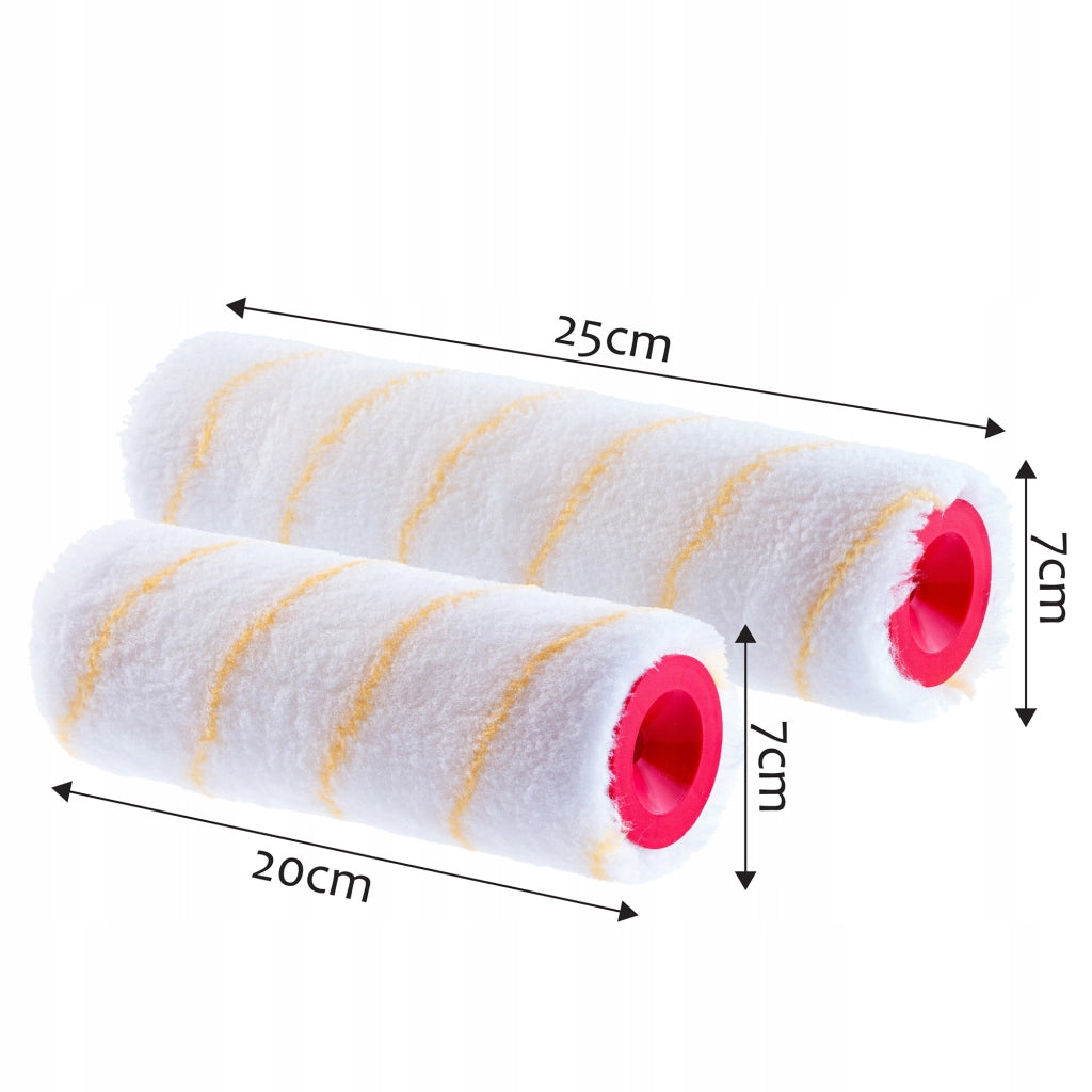 Set di 12 rulli di ricambio per pittura KADAX da 25/20 cm.