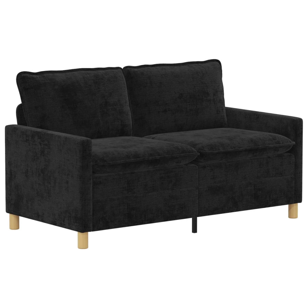 Set di divani 2 pcs Nero Poliestere 3417092
