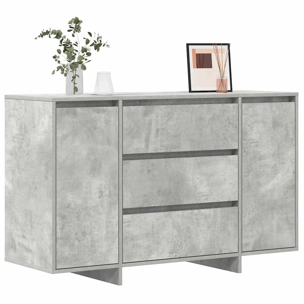 Credenza Grigio cemento 120 x 41 x 75 cm Legno multistrato 3333909