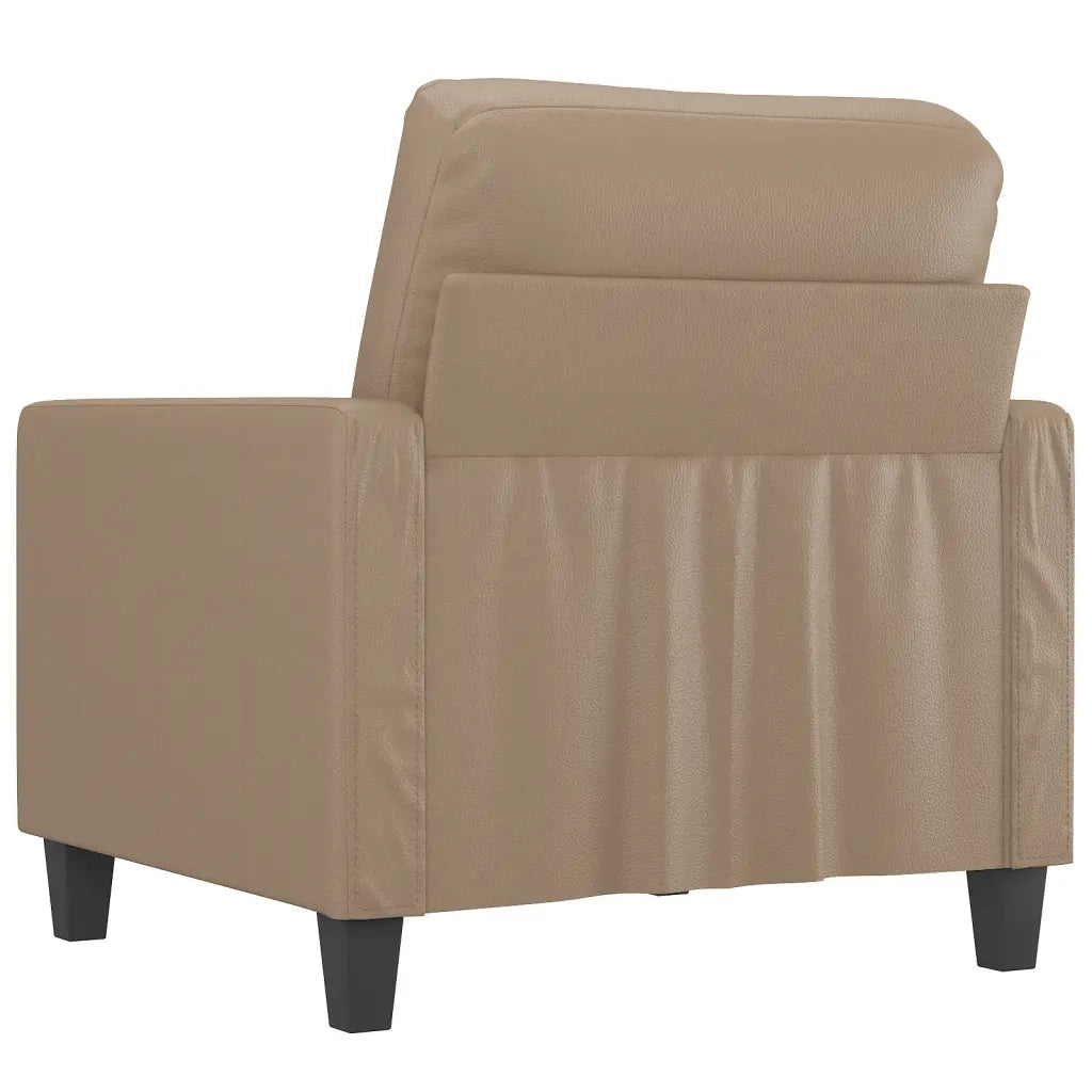 Poltrona | Sedia Relax Cappuccino 60 cm in Similpelle