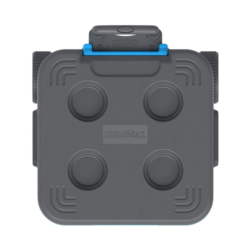 Ghiacciaia su Ruote Trolley Icebox Grigio e Blu 45L