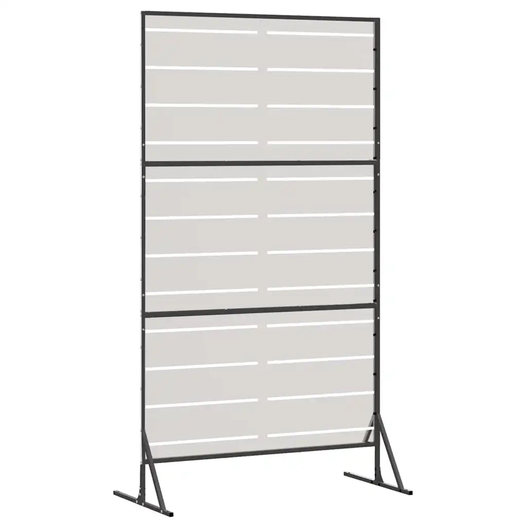 Schermo per Privacy Grigio 100 x 50 x 180 cm Acciaio