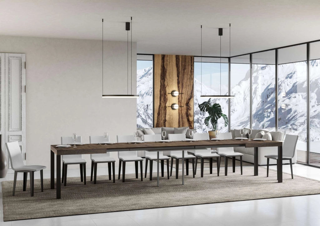 Tavolo Allungabile 160-420x90x77 cm Everyday Noce