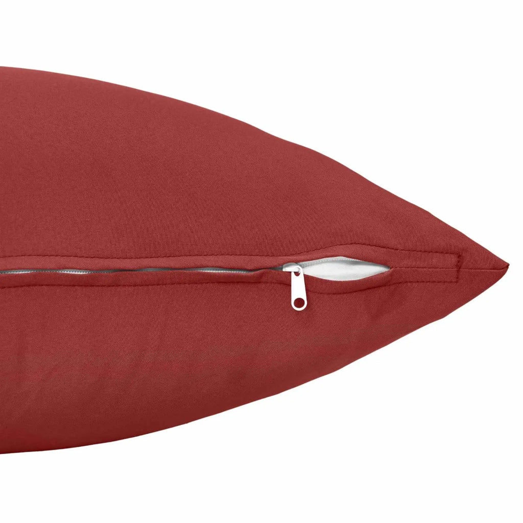 Cuscino con cuscino HEERLEN 2 pz Rosso Vino Poliestere 926260