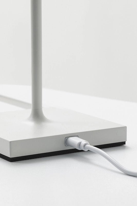 Lampada a led da tavolo Siesta tortora portatile e ricaricabile IP54
