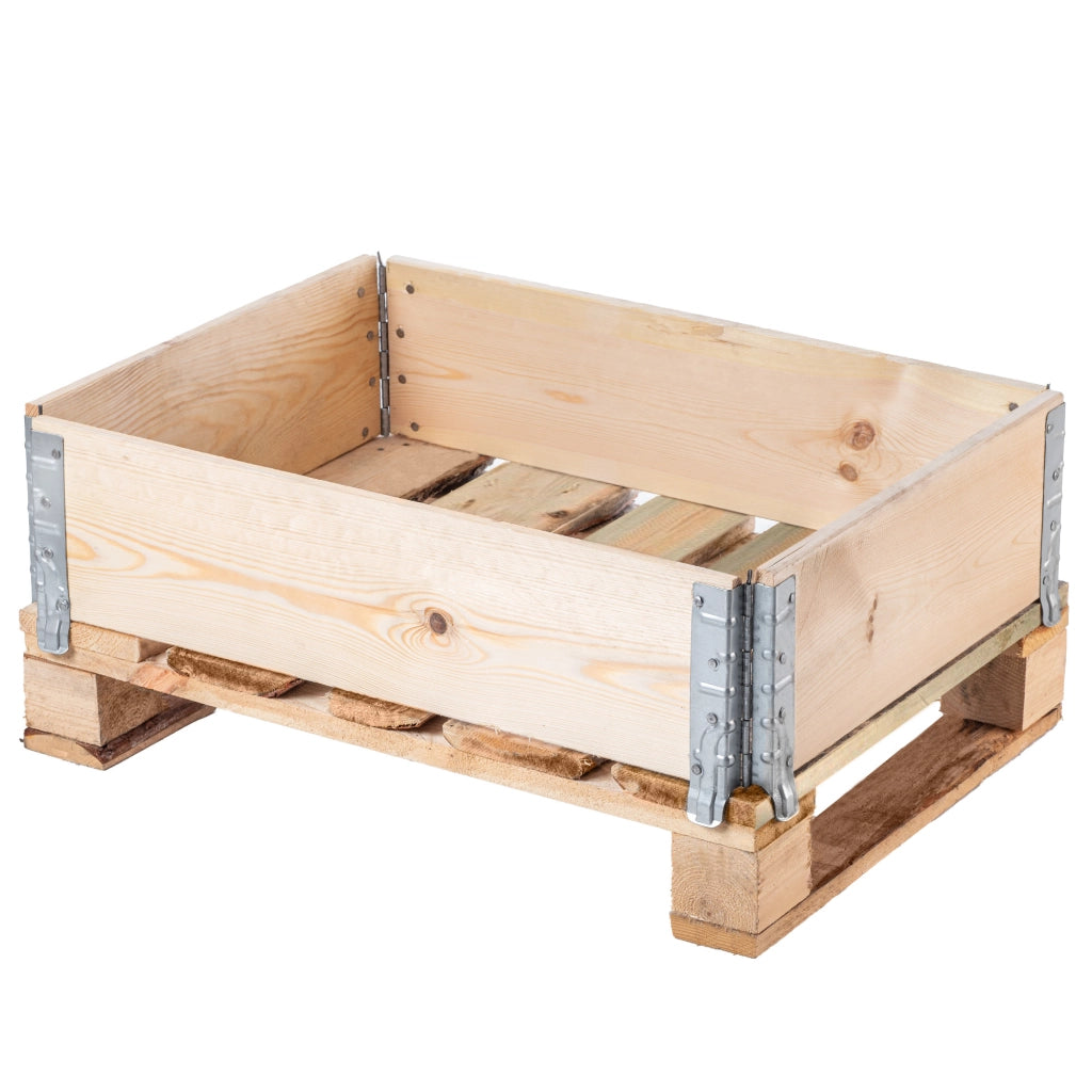 KADAX Prolunga per pallet in legno 60x80 cm, letto per container, confezione da 2