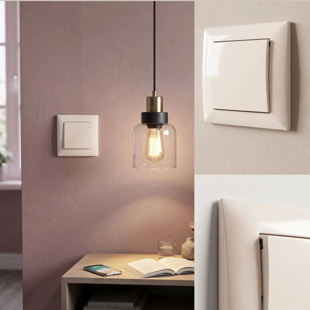 Interruttore Singolo Oste Jnh006-w Beige