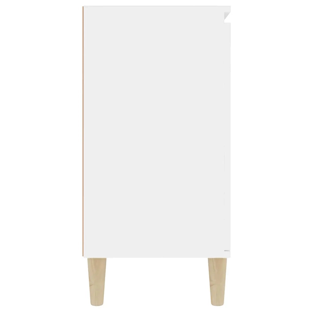 Credenza Bianca 101x35x70 cm in Legno Multistrato 806103