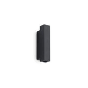 Lampada Da Parete Look 2 Luci LED 9W Luce Calda Nero Ideal Lux