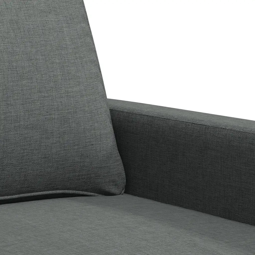 Divano a 3 Posti Grigio Chiaro 180 cm in Tessuto 359172
