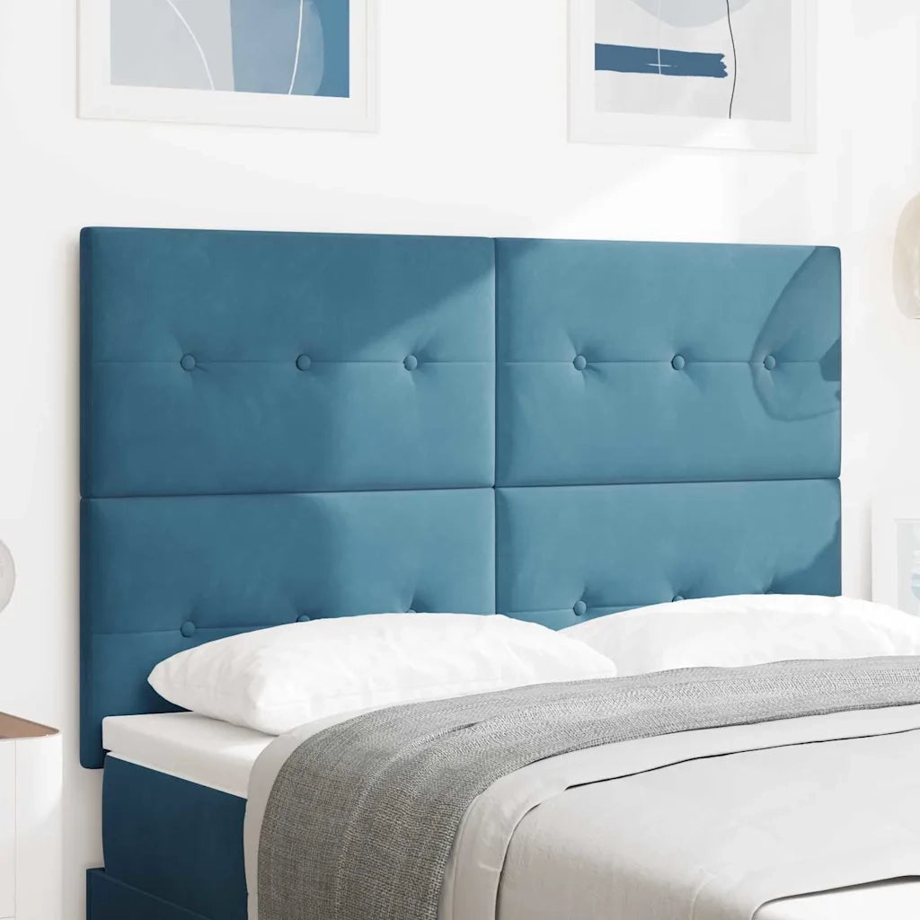 Testiera Blu Scuro 160 cm Velluto 3337845