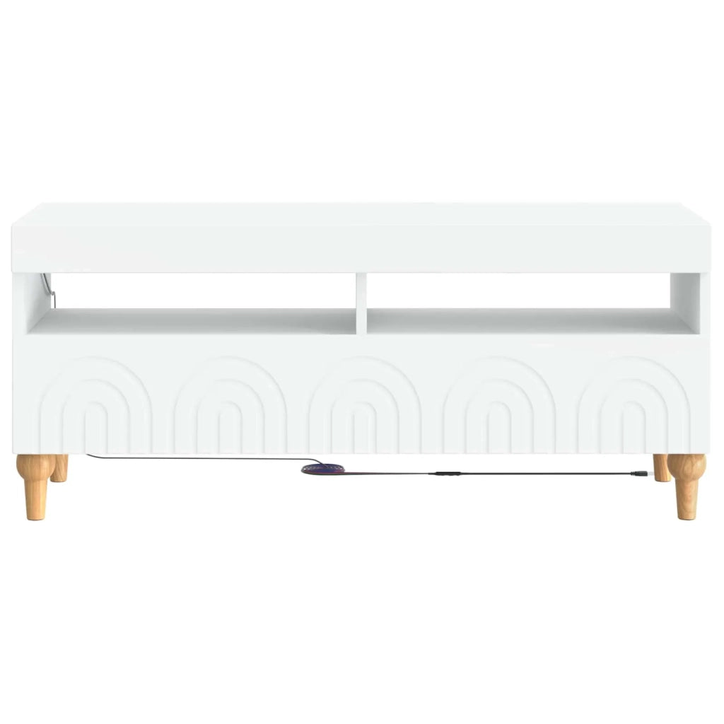 Mobile TV LED ALKMAAR 100 x 35 x 43 cm Bianco 896325
