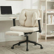 Sedia da ufficio regolabile con poggiapiedi ¨C Minimal ¨C Beige