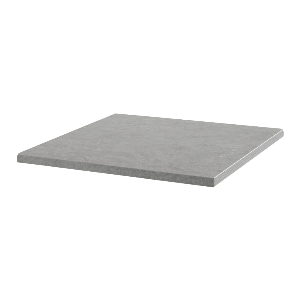 Oviala - Piano quadrato in laminato 60 x 60 cm in cemento cerato