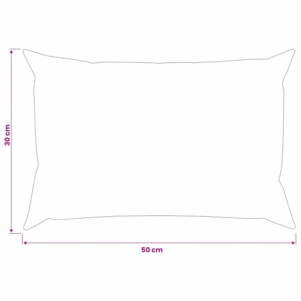 Federa 6 pz HEERLEN Grigio Scuro 30 x 50 cm 907960