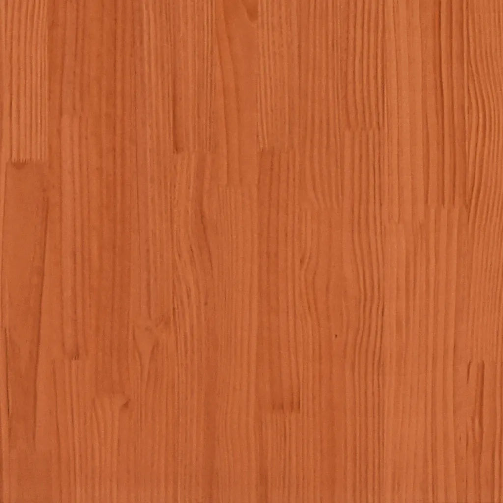 Letto senza Materasso-Struttura Letto Marrone Cera 100x200 cm in Legno di Pino 840598