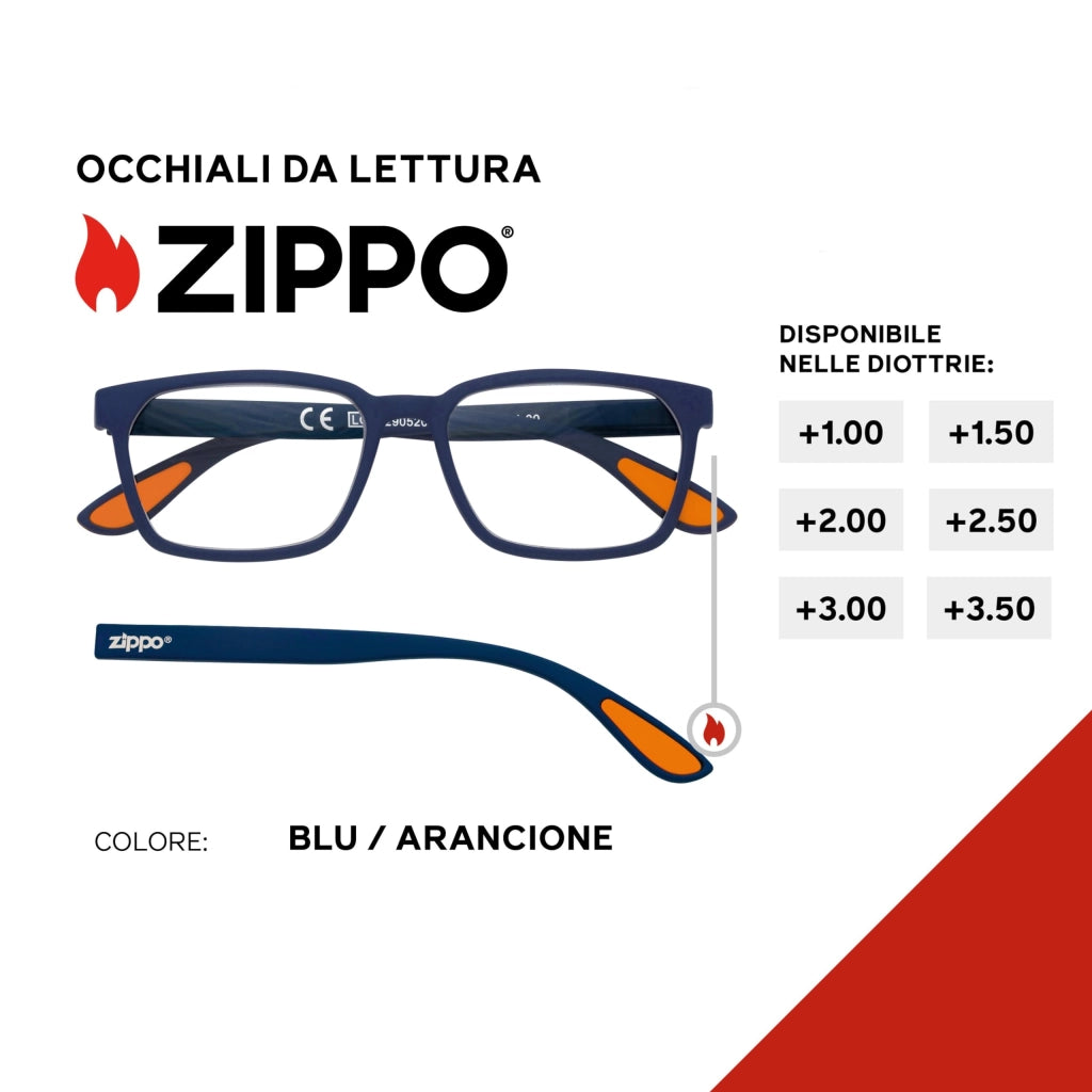 Occhiale Lettura Montatura Policarbonato Soft Touch Blu Cod 434812