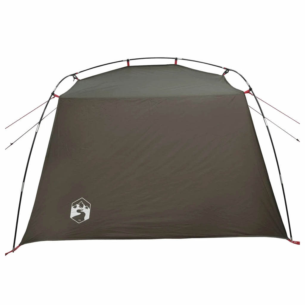 Tenda a tunnel 4 persona Marrone e Grigio 42019360