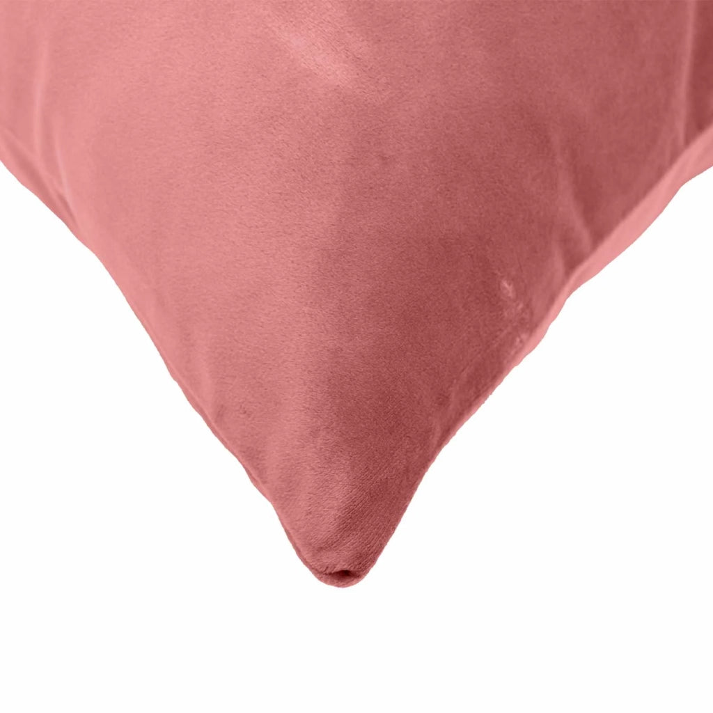 Cuscino con cuscino HEERLEN 2 pz Rosa Velluto 928515