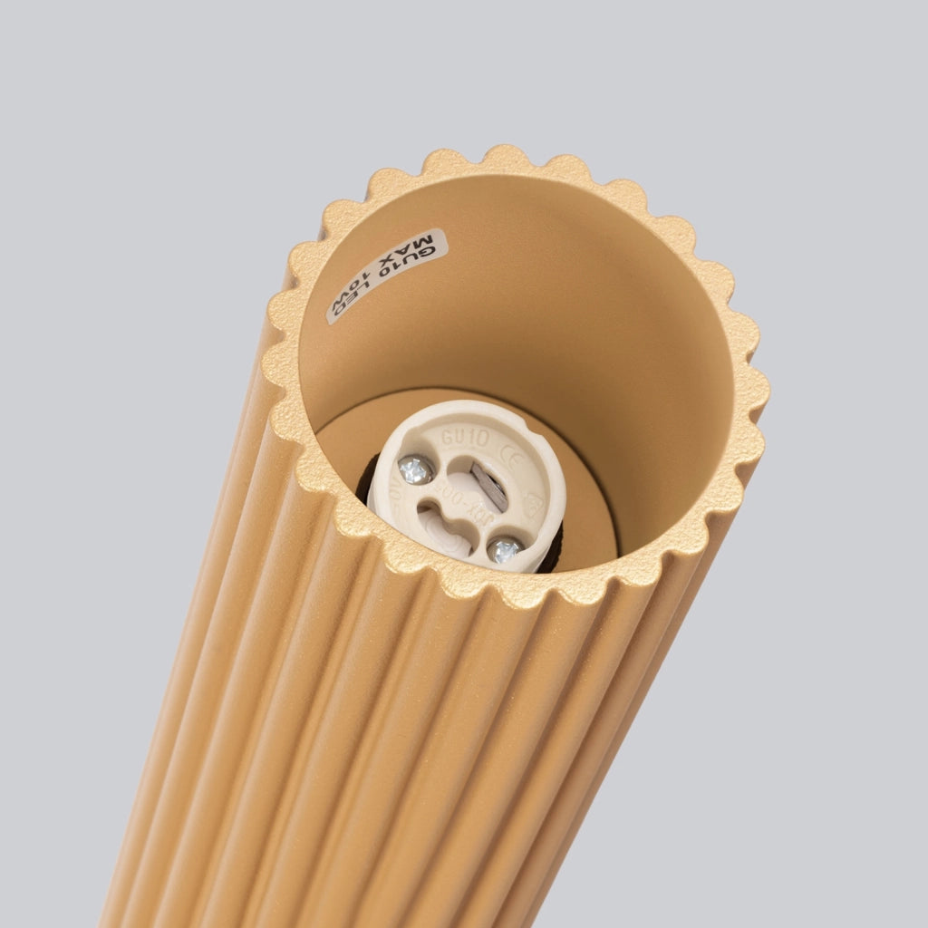 Spot soffitto moderno oro tubo 60cm GU10 GRAVIO Pure Lume