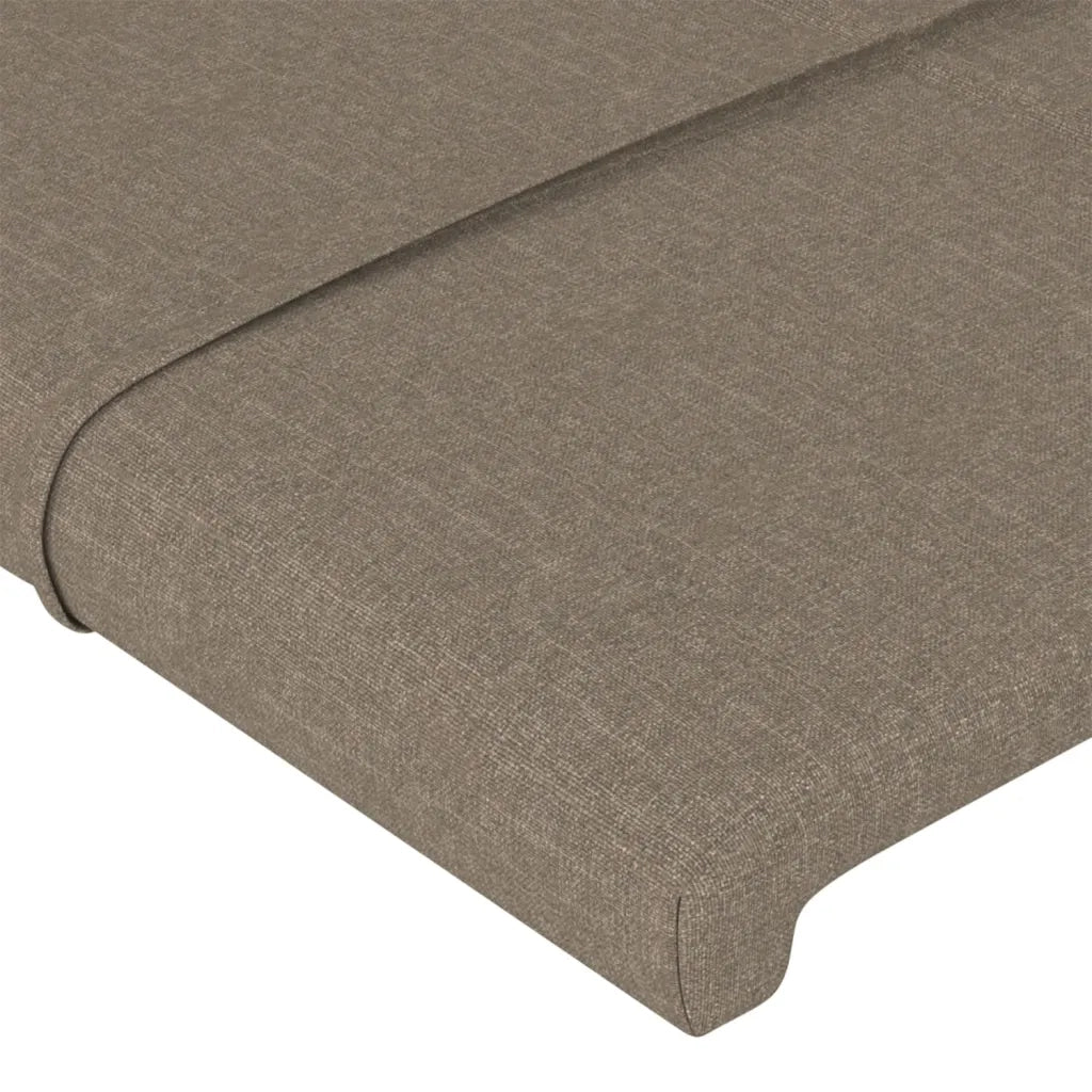Testiera ad Orecchio Tortora 103x23x78/88 cm in Tessuto 3117138