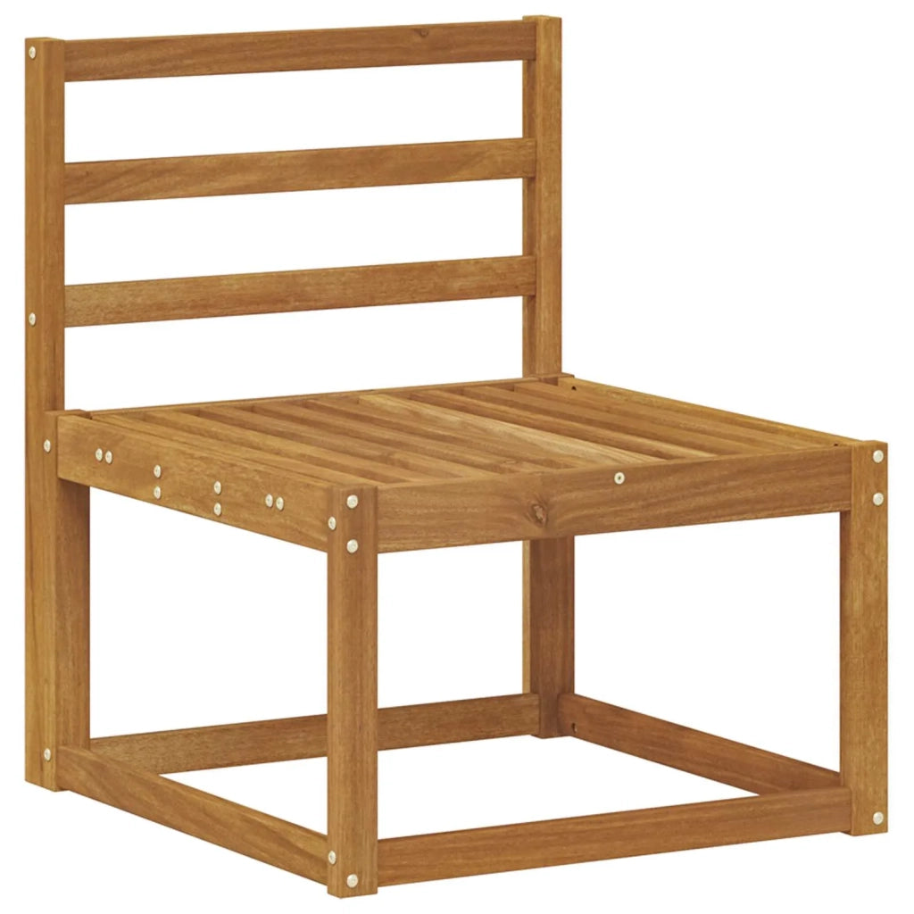 Set di divani da esterno 4 pz Naturale Legno di Acacia Massello 3384960