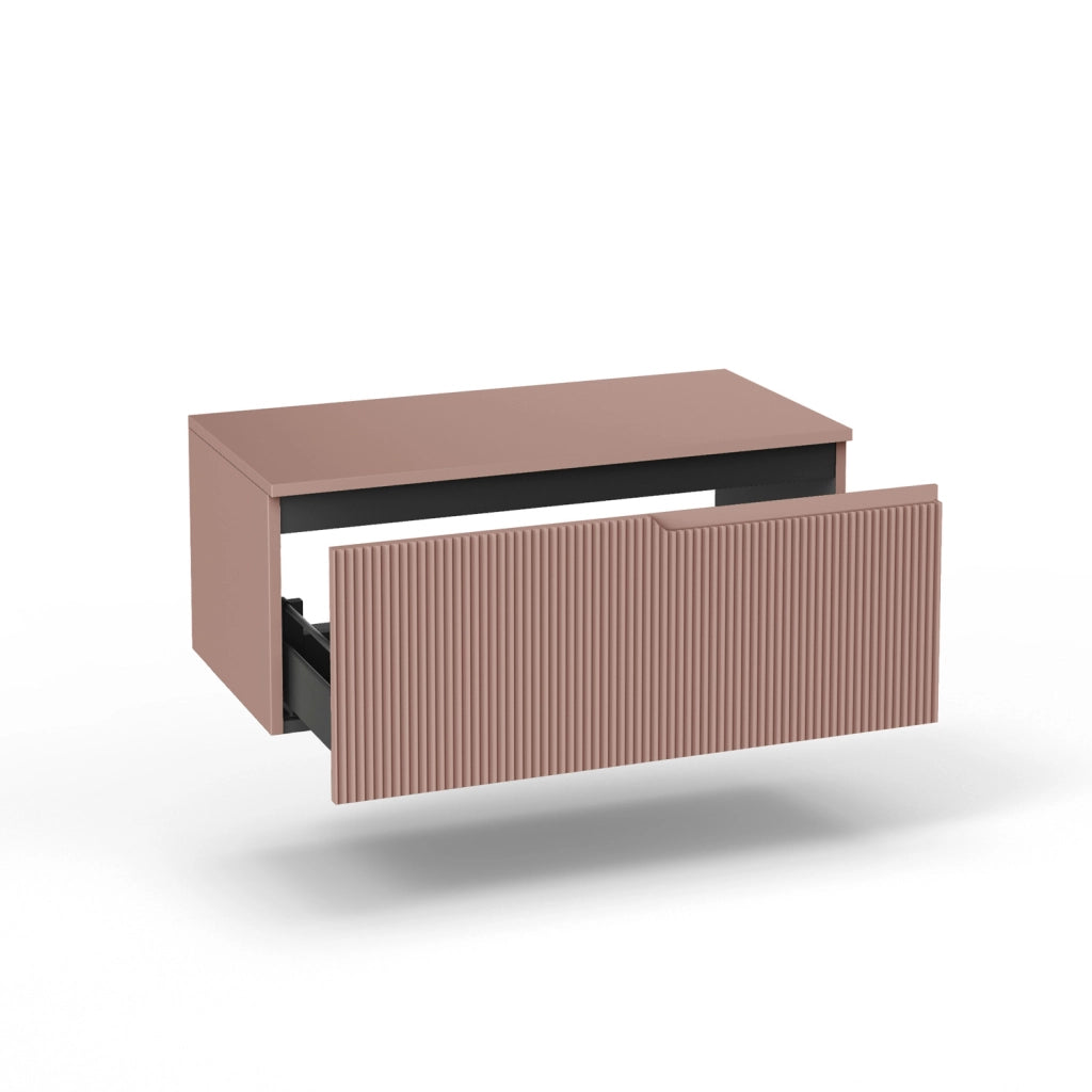 Base con top 1 cestone VENERE rosa cipria