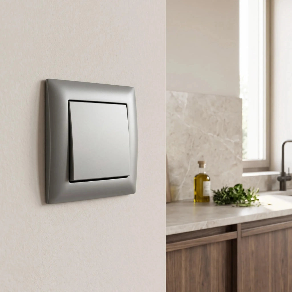 Interruttore Singolo Oste Jnh006-w Grey