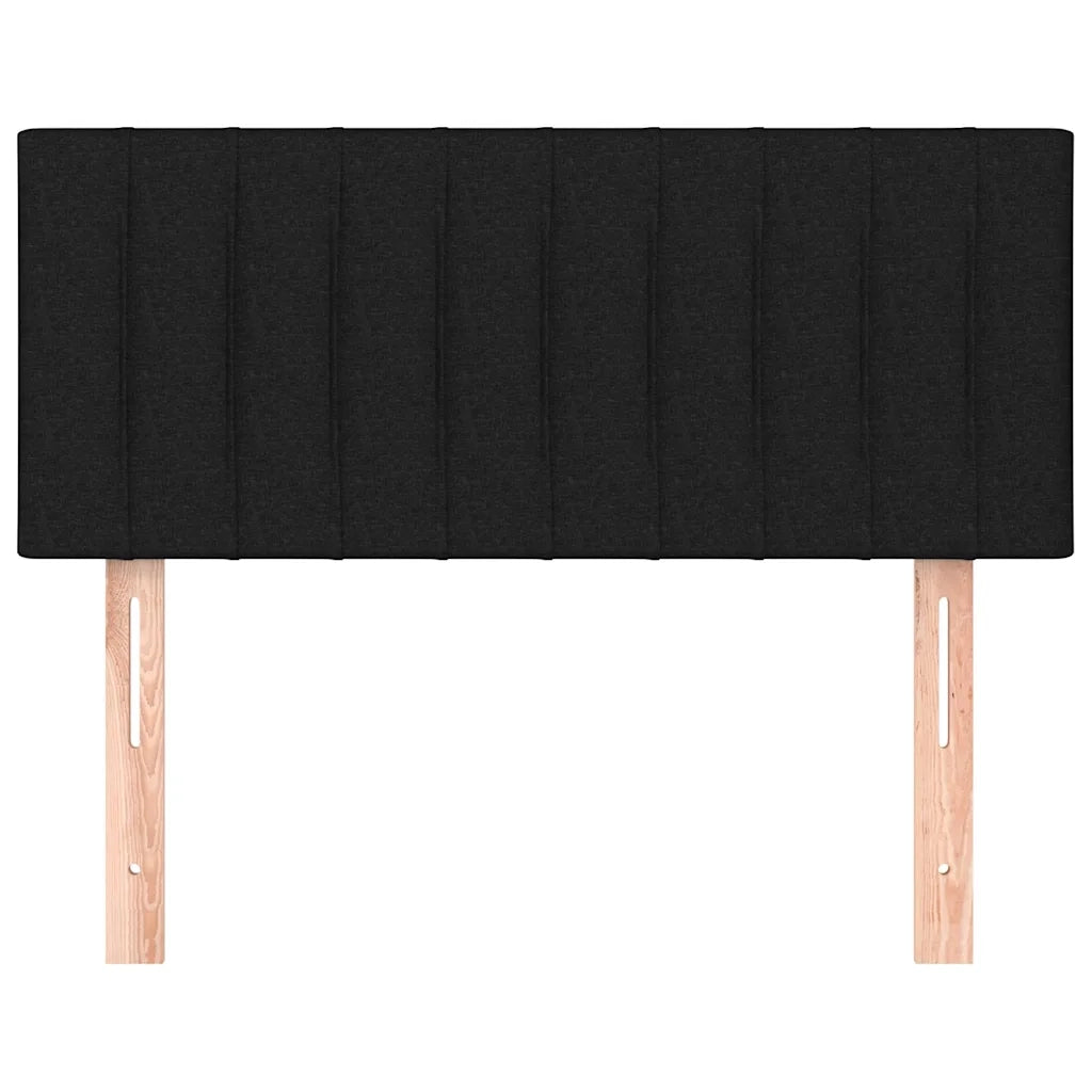 Testiera | Testata Nera 80x5x78/88 cm in Tessuto