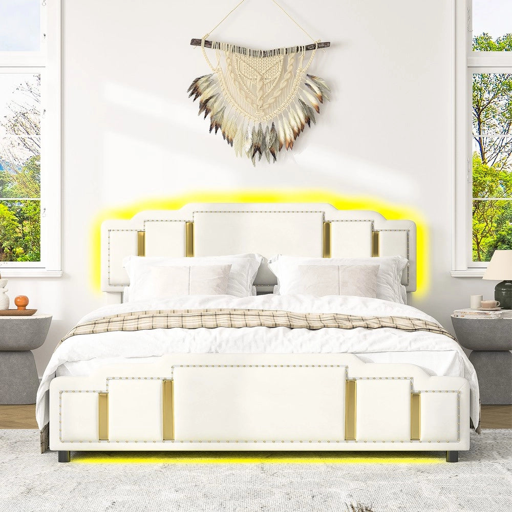 Letto contenitore ¨C Minimal ¨C beige idraulico