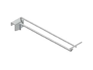 GANCIO IN FILO CROMATO PER BARRE UNIVERSALI CON PORTAPREZZI  ø mm.10x500 l.