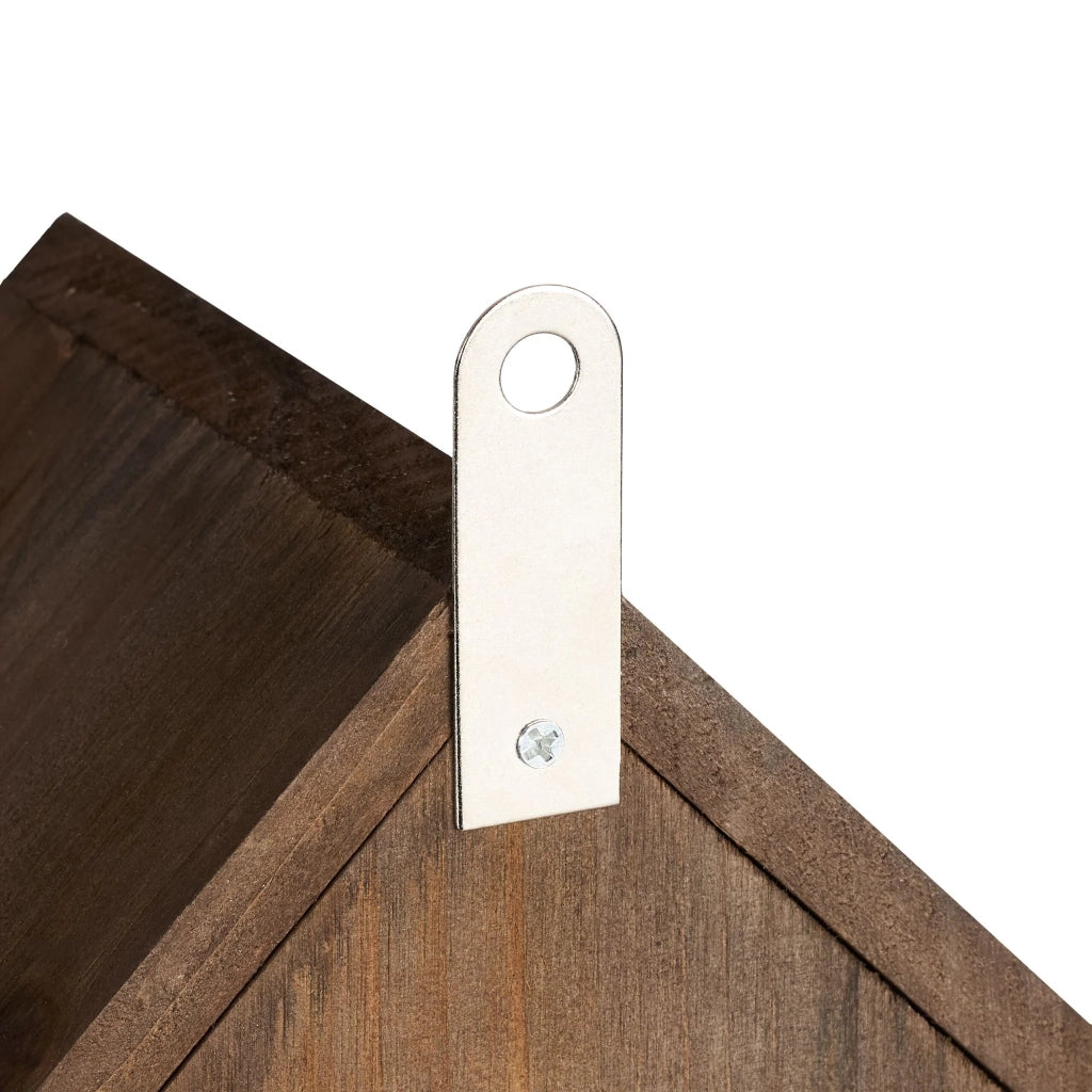 Hotel per insetti rifugio sospeso giardino apertura facile 25 x 15 x 10 cm in legno naturale 13_0015258